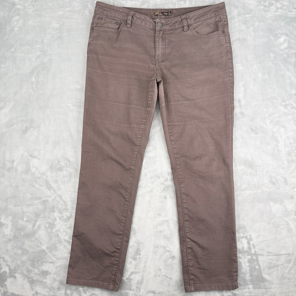 Prana Kara Jean Volcanic Plum Women Straight 14/32 (Fits 35x28.5)